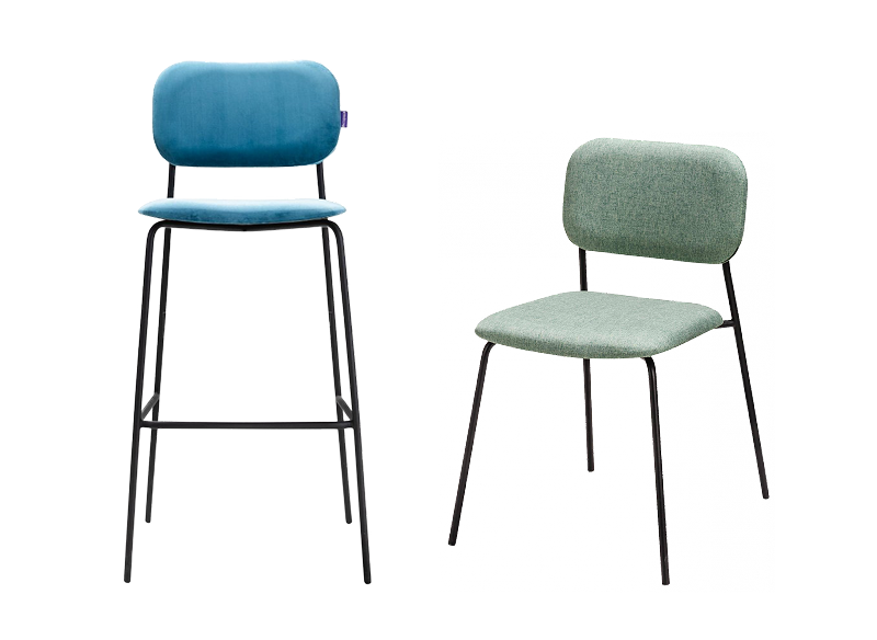 Стулья серии Benson & Calipso Steel