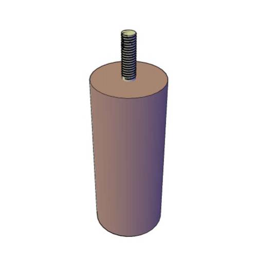 Ножка с круглым сечением d-50mm
