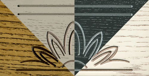 Комбинированный цвет с патиной